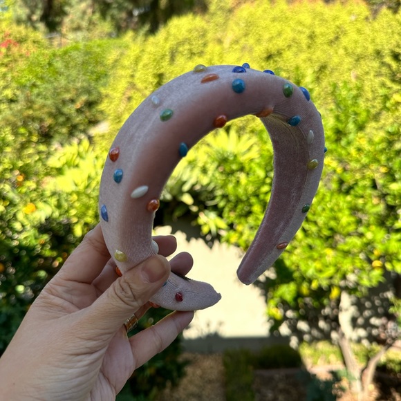 EUC Puffy Sprinkle Dot Headband - Picture 1 of 4